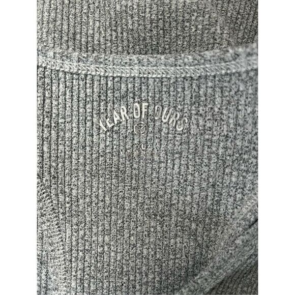 Year Of Ours Gray Sporty Ribbed Racerback‎ Tank XL - Picture 3 of 4